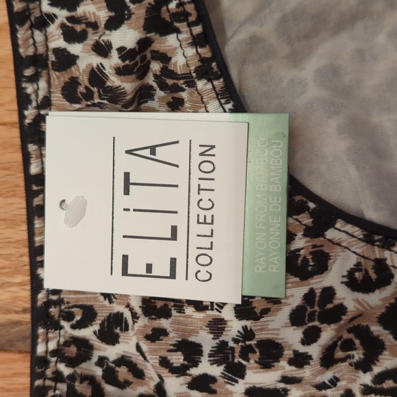 NWT Leopard Bamboo Rayon Brief - Picture 3 of 4